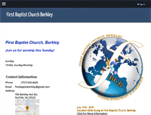 Tablet Screenshot of fbcberkley.org